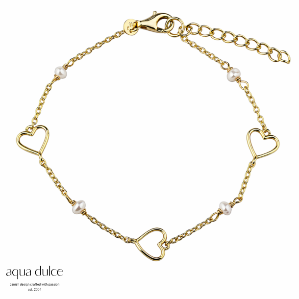 ALMA PEARL BRACELET | GOLDEN