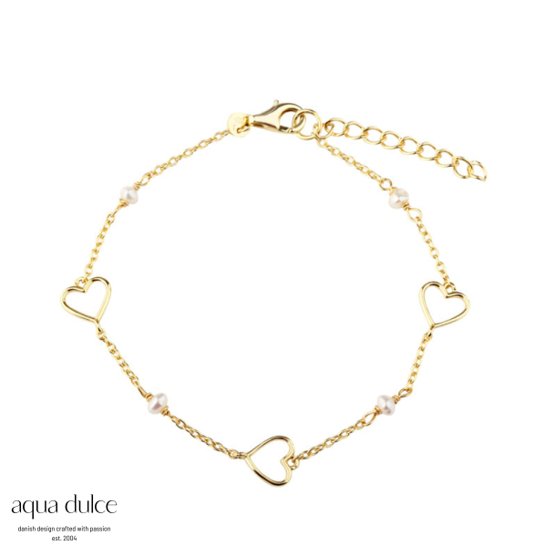 ALMA PEARL BRACELET | GOLDEN