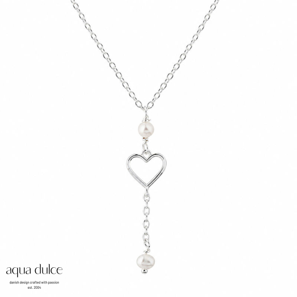 ALMA PEARL NECKLACE | SILVER