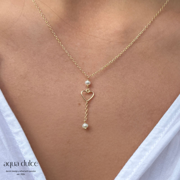 ALMA PEARL NECKLACE | GOLDEN