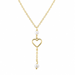 ALMA PEARL NECKLACE | GOLDEN