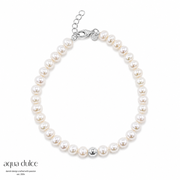 LOVE PEARLS BRACELET | SILVER