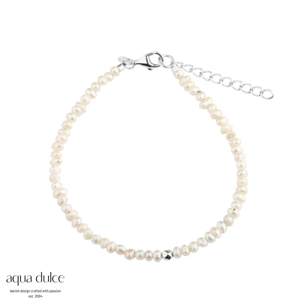 LOVE PEARLS BRACELET | SILVER