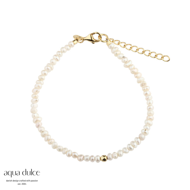LOVE PEARLS BRACELET | GOLDEN