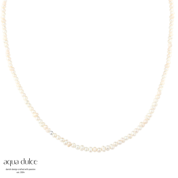 LOVE PEARLS NECKLACE | SILVER