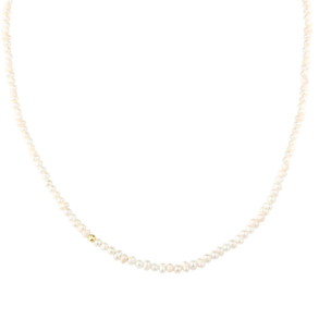 LOVE PEARLS NECKLACE | GOLDEN