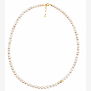 LOVE PEARLS NECKLACE | GOLDEN