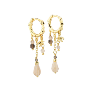 MEADOW ROSE HOOP | GOLDEN