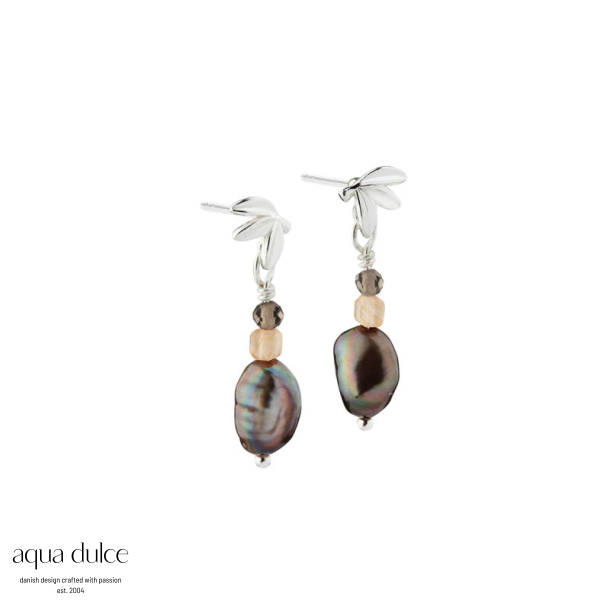 MEADOW BROWN EARRING | SILVER