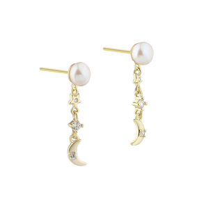 DREAMLIT PEARL CHARM | GOLDEN