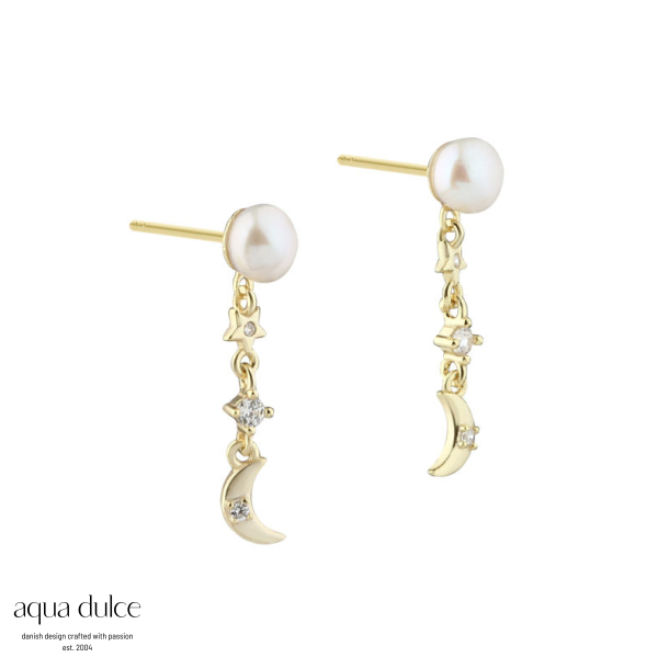 DREAMLIT PEARL CHARM | GOLDEN