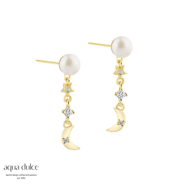 DREAMLIT PEARL CHARM | GOLDEN