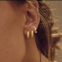 DREAMLIT HOOP 12 MM. | GOLDEN