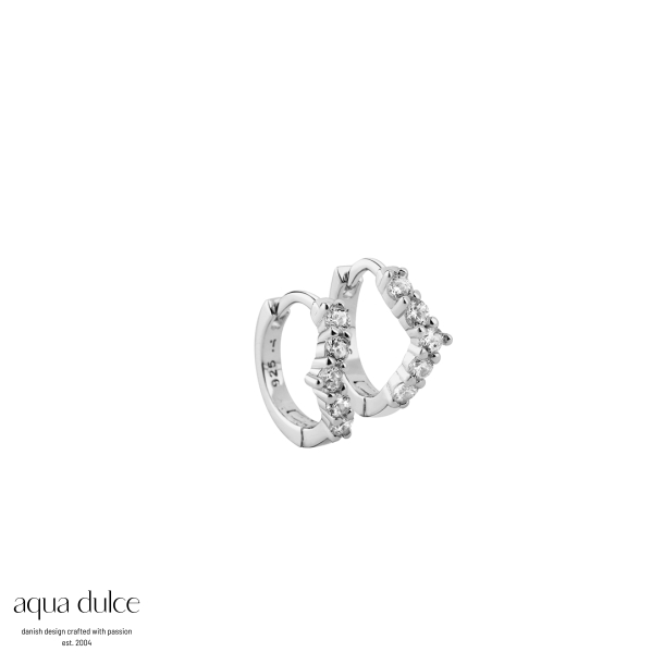 LOVE ME MORE HOOP | SILVER