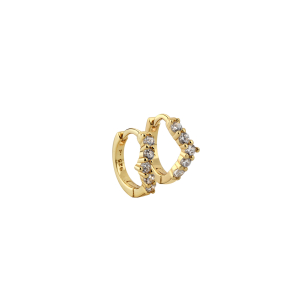LOVE ME MORE HOOP | GOLDEN