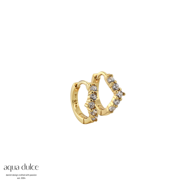 LOVE ME MORE HOOP | GOLDEN