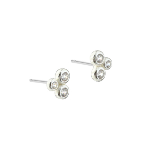 WHISPER DOT EARRING  | SILVER