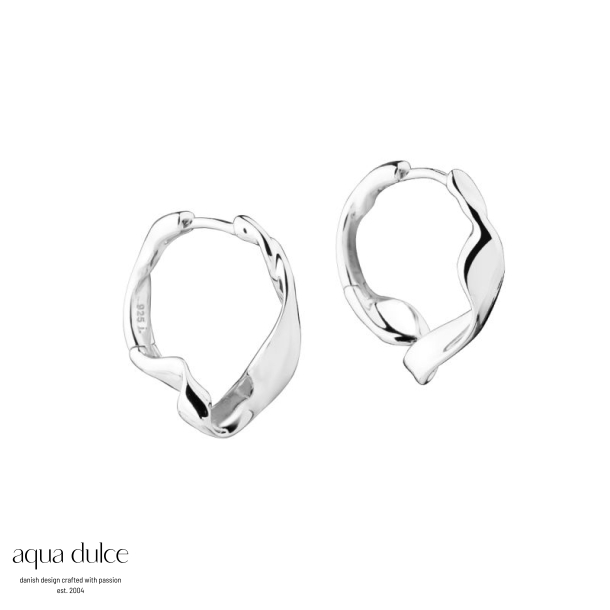 LIORA SIMPLE HOOP 16 MM. | SILVER