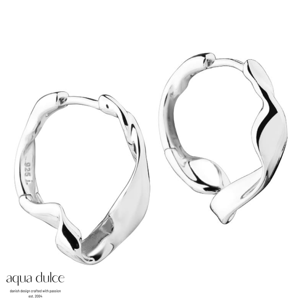 LIORA SIMPLE HOOP 16 MM. | SILVER