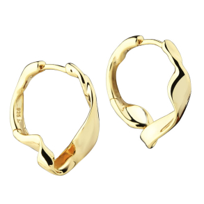 LIORA SIMPLE HOOP 16 MM. | GOLDEN
