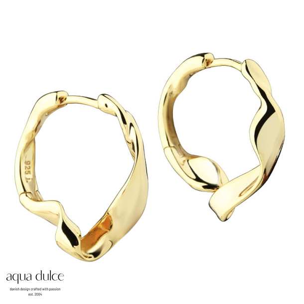 LIORA SIMPLE HOOP 16 MM. | GOLDEN
