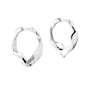 LIORA SIMPLE HOOP 22 MM. | SILVER
