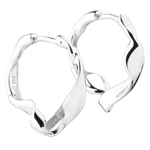 LIORA SIMPLE HOOP 22 MM. | SILVER