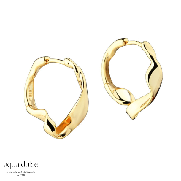 LIORA SIMPLE HOOP 22 MM. | GOLDEN
