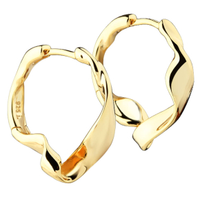 LIORA SIMPLE HOOP 22 MM. | GOLDEN