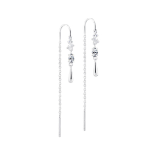 BLUSH DROP CLEAR THREAD | SILVER