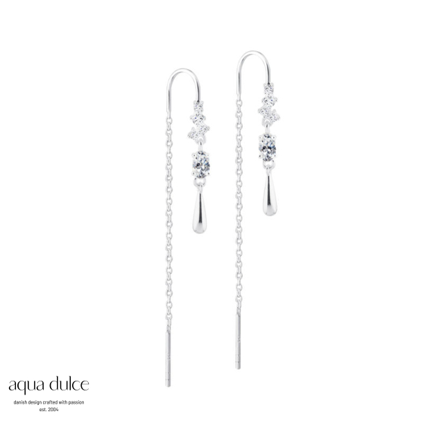 BLUSH DROP CLEAR THREAD | SILVER