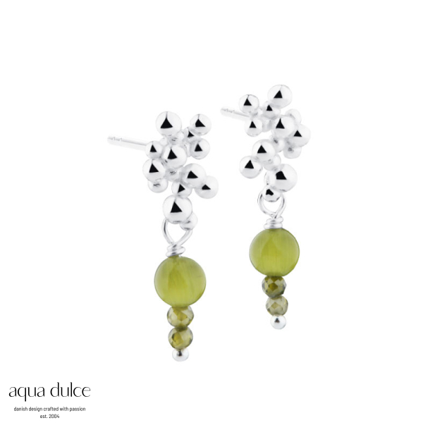 AYA OLIVE EARSTUD | SILVER