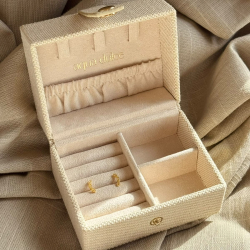 JEWELLERY BOX MINI | SAND - Tarif kode 4202 92 98 90