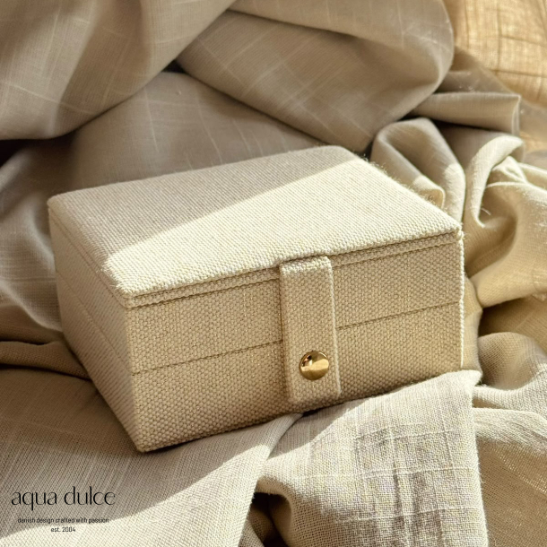 JEWELLERY BOX MEDIUM | SAND - Tarif kode 4202 92 98 90
