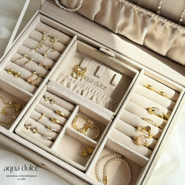 JEWELLERY BOX BIG | SAND - Tarif kode 4202 92 98 90