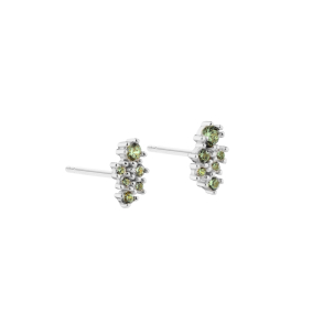 NEW AURA OLIVE EARSTUD | SILVER