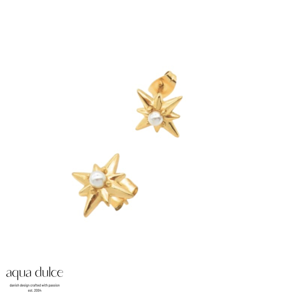 PEARL STAR EARRING