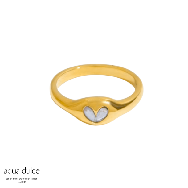 TINY HEART RING 54  | BAY