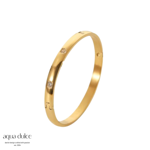 SQUARE STONE BANGLE | BAY