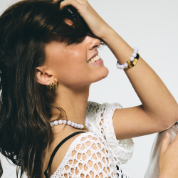 PURPLE NECKLACE  | BAY