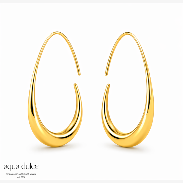 SORA OVAL HOOP MEDIUM | BAY