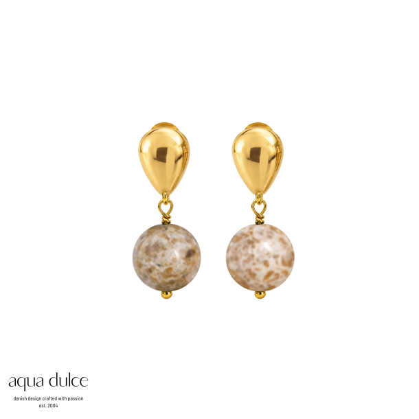 BROWN DROP EARRING | BAY