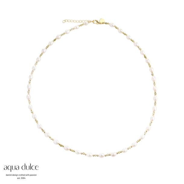 COAST OLIVE NECKLACE | GOLDEN