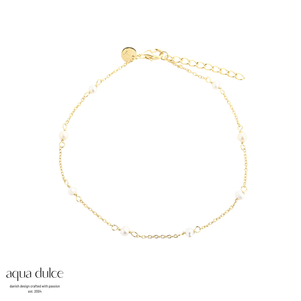 PEARLY ANKLET | GOLDEN