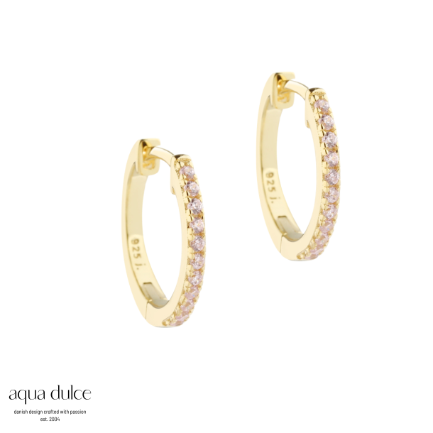 ROSE RAYA MEDIUM HOOP | GOLDEN