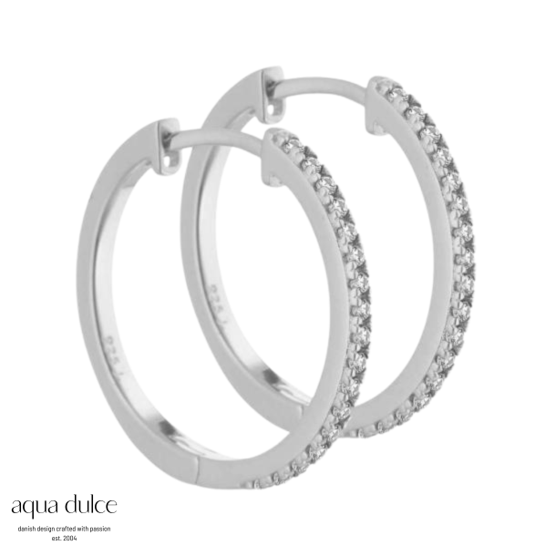 RAYA HOOP 20 MM. | SILVER