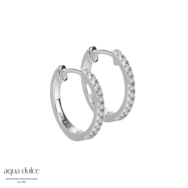 RAYA HOOP 15 MM. | SILVER