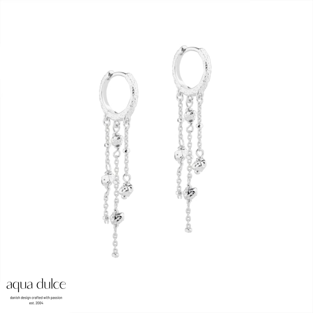 DARLING ROCK HOOP | SILVER