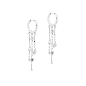 DARLING ROCK HOOP | SILVER