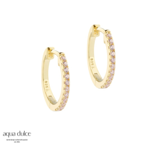 ROSE RAYA MEDIUM HOOP | GOLDEN